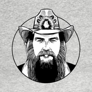 Chris Stapleton Face Logo T-Shirt